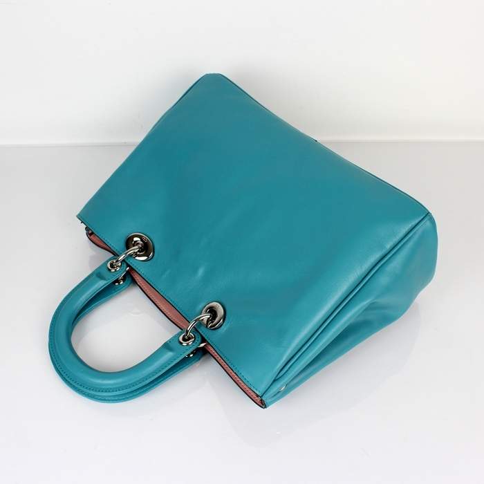 2012 New Arrival Christian Dior Original Leather Handbag - 0902 Blue